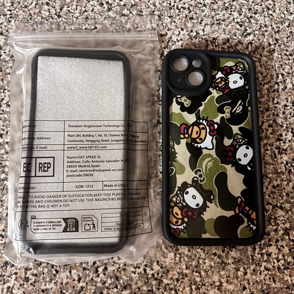iPhone 15 Pro Baby Milo Helko Kitty Camo Cellphone case NEW - Picture 1 of 3